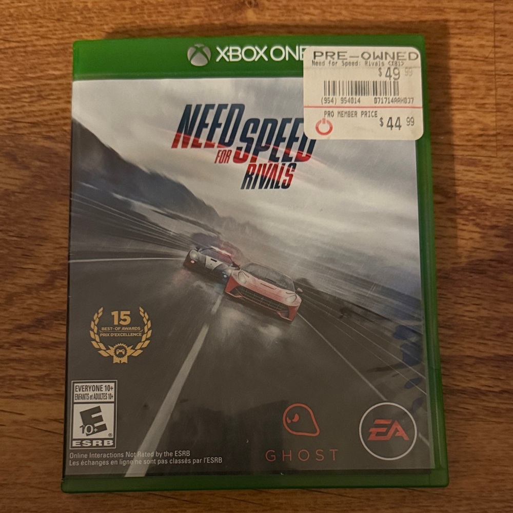 Need for Speed Rivals for One - Green Case